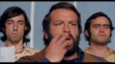 Altrimenti ci arrabbiamo: Bud Spencer in una celebre scena del film