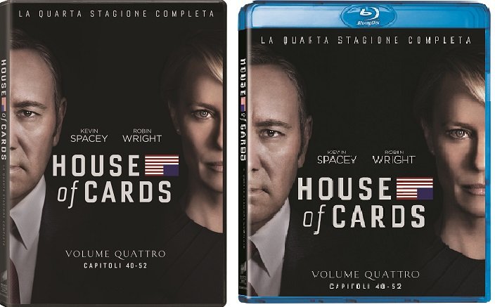 le cover homevideo di House of Cards - Stagione 4