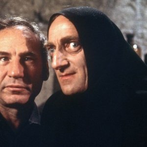Mel Brooks con Marty Feldman sul set di Frankenstein jr.