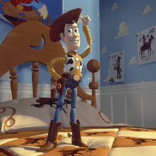 Toy Story: un'immagine di Woody tratta dal film