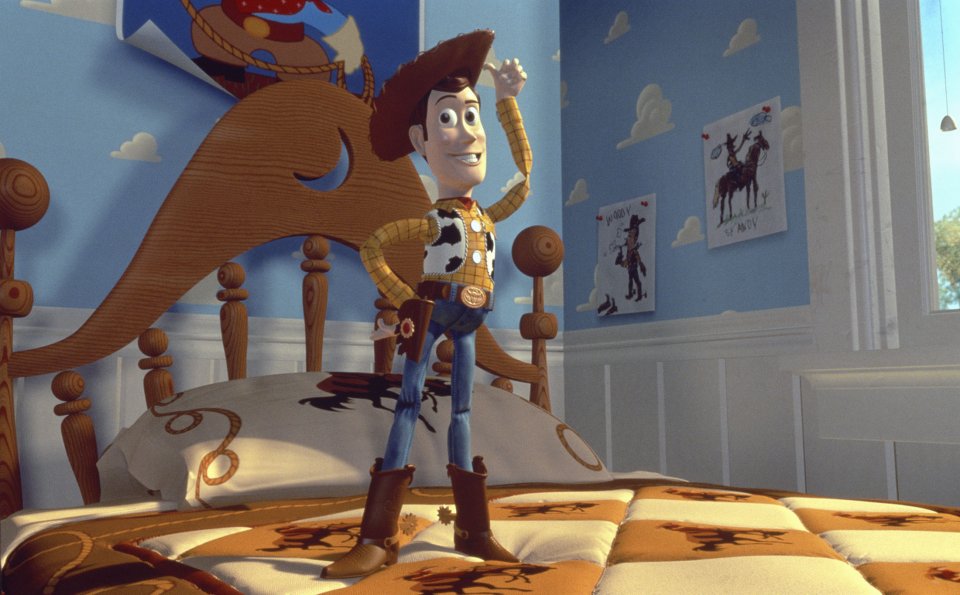 Toy Story: un'immagine di Woody tratta dal film