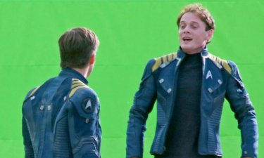 Star Trek Beyond: Chris Pine e Anton Yelchin sul set