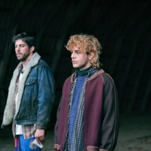 Tom à la ferme: Pierre-Yves Cardinal e Xavier Dolan in un momento del film