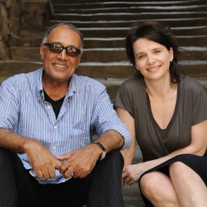 Kiarostami sul set di Copia Conforme con Juliette Binoche
