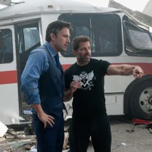 Batman v Superman: Dawn of Justice, Ben Affleck insieme al regista Zack Snyder sul set del film