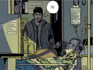 Outcast: un panel del comic
