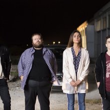 Al posto tuo: Luca Argentero, Ambra Angiolini e Stefano Fresi in una scena del film