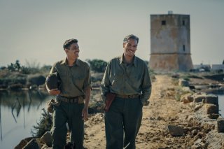 In guerra per amore: Pierfrancesco Diliberto e Andrea Di Stefano in una scena del film