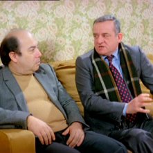 Gigi Reder e Lino Banfi in Vieni avanti cretino