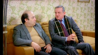 Gigi Reder e Lino Banfi in Vieni avanti cretino