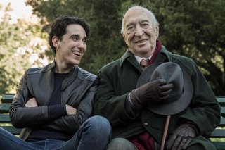 Tutto quello che vuoi: Giuliano Montaldo e Andrea Carpenzano in un'immagine promozionale del film