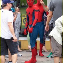 Spider Man Swings Into Action On Set 13