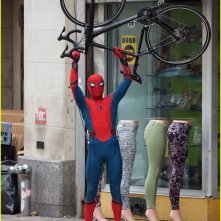 Spider Man Swings Into Action On Set 22