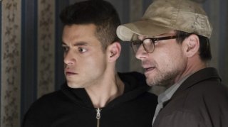 Mr. Robot: Rami Malek e Christian Slater in eps2.0_unm4sk.tc