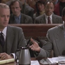 Philadelphia: Tom Hanks e Denzel Washington in una scena del film