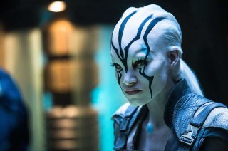 Star Trek Beyond: Sofia Boutella in una scena del film