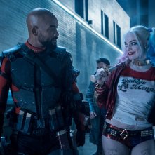 Suicide Squad: Margot Robbie e Will Smith in una scena del film