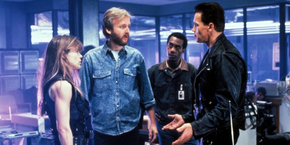 Terminator 2, una foto dal set