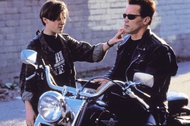 Terminator 2: Edward Furlong e Arnold Schwarznegger