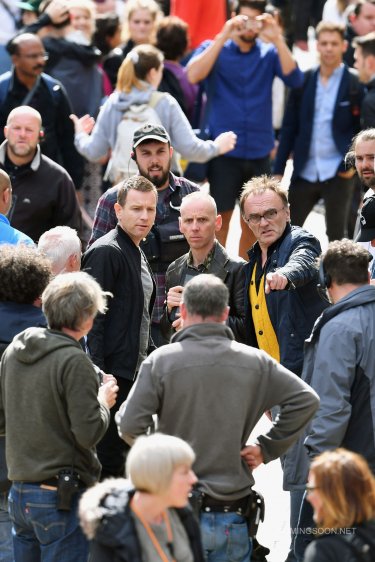 T2: Trainspotting 2 - Ewan McGregor ed Ewen Bremmer sul set con Danny Boyle