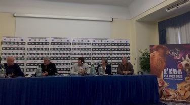 L'era glaciale - In rotta di collisione: Claudio Bisio, Pino Insegno, Lee Ryan, Massimo Giuliani e Marco Guadagno all'Ischia Global Fest