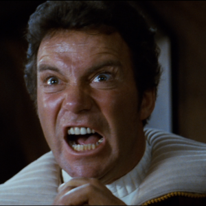 Star Trek II: L'ira di Khan - William Shatner in una celebre immagine del film