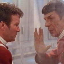 Star Trek II: L'ira di Khan - William Shatner e Leonard Nimoy in un momento del film