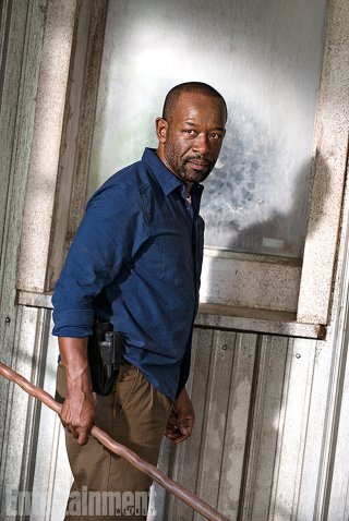 The Walking Dead: Lennie James in una scena della stagione 7