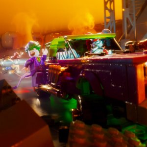 Lego Batman - Il film: un'immagine del Joker in azione