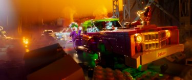 Lego Batman - Il film: un'immagine del Joker in azione