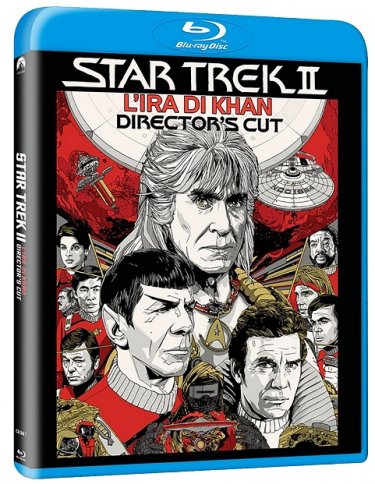 La cover del blu-ray di Star Trek II: L'ira di Khan - Director's Cut
