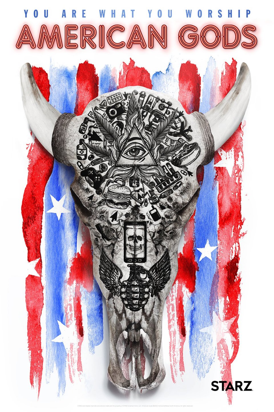 American Gods: il poster della serie