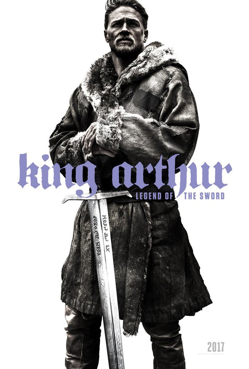 King Arthur: la locandina del film con Charlie Hunnam