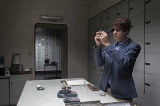 Le ultime cose: Fabrizio Falco in una scena del film