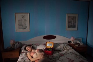Le ultime cose: Christina Rosamilia in un momento del film