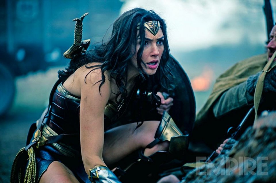 Wonder Woman: Gal Gadot durante un combatitmento