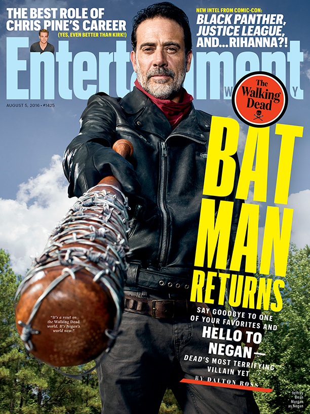 The Walking Dead: Jeffrey Dean Morgan in versione Negan in copertina su EW