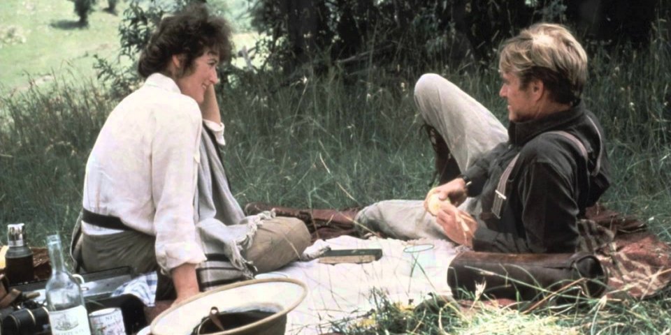 La mia Africa: una scena con Meryl Streep e Robert Redford