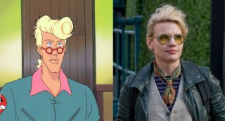 Ghostbusters: il confronto tra l'Egon animato e la Holtzman della McKinnon