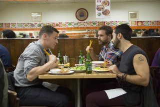 Looking: The Movie - Una foto degli attori Jonathan Groff, Murray Bartlett e Frankie J. Alvarez