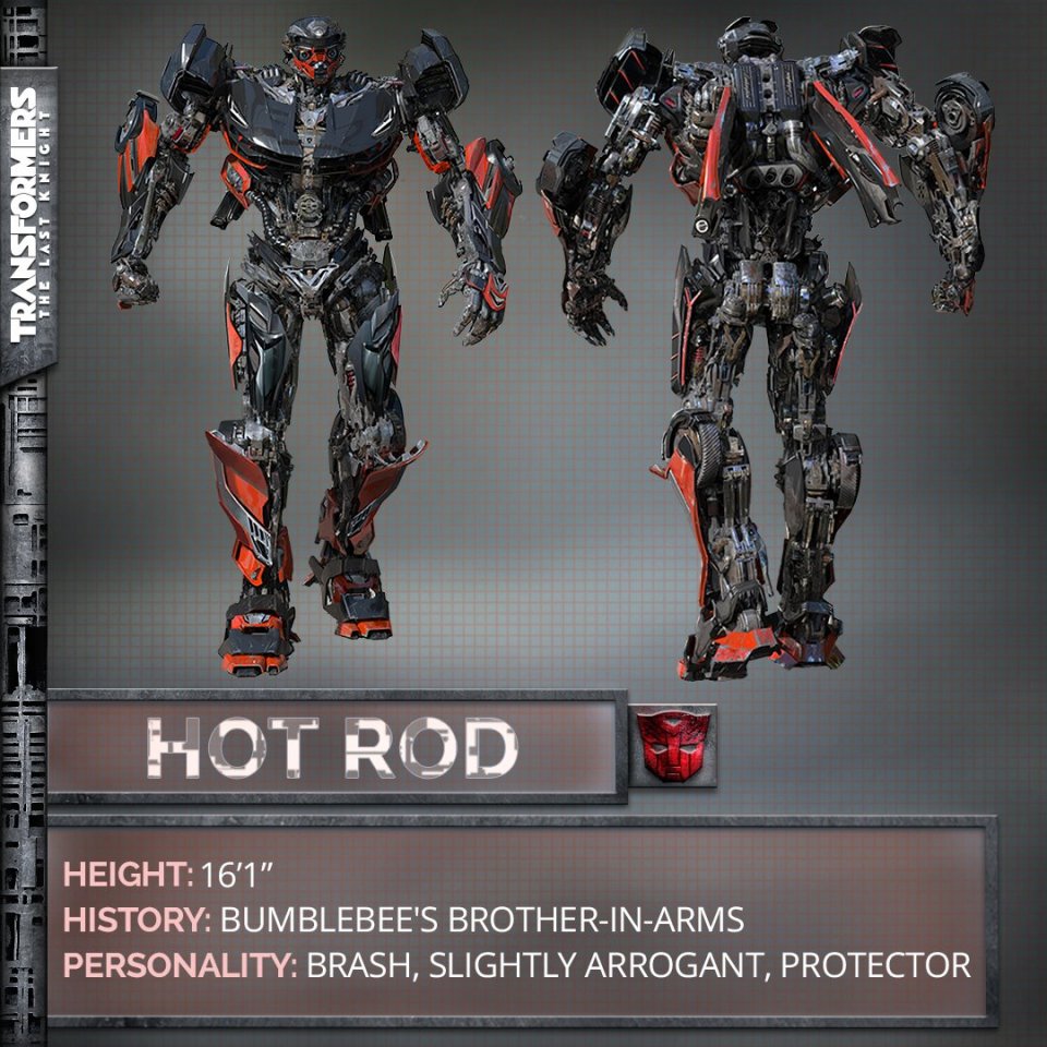 Transformers: The Last Knight - le caratteristiche di Hot Rod