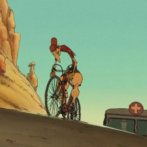 Appuntamento a Belleville: una scena del film animato