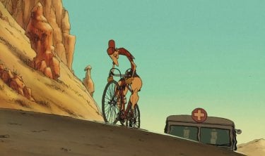 Appuntamento a Belleville: una scena del film animato