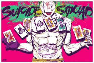 Suicide Squad: il poster realizzato da Boneface