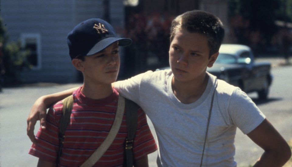 Wil Wheaton e River Phoenix in Stand By Me