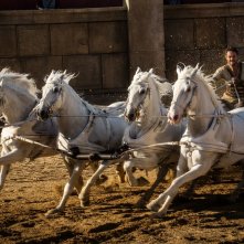 Ben-Hur: Jack Huston in azione in un momento del film