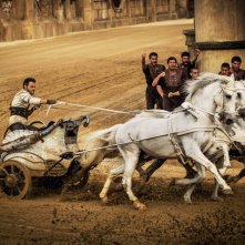Ben-Hur: una scena d'azione del film con protagonista Jack Huston