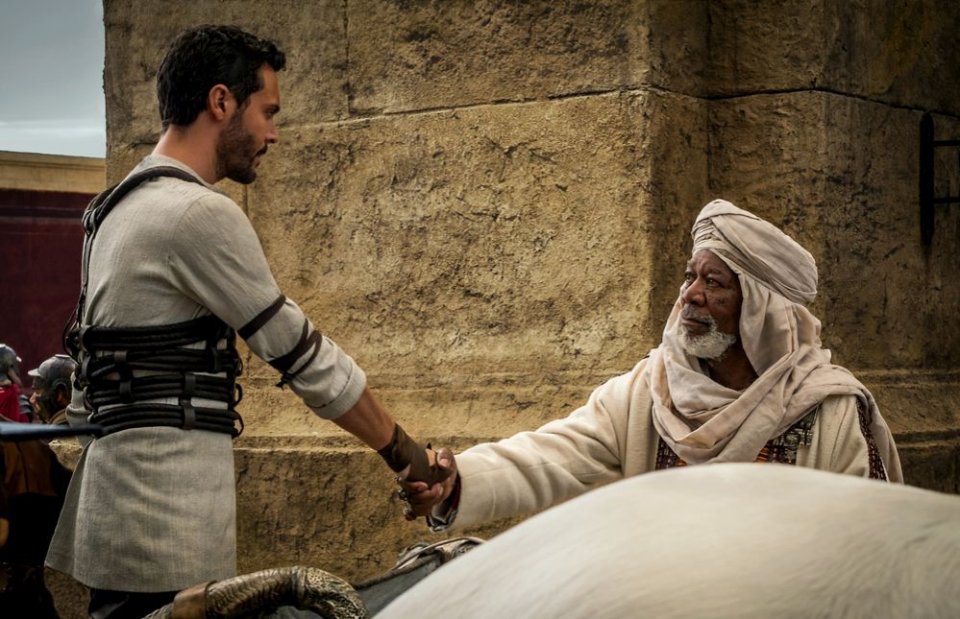Ben Hur: Morgan Freeman nella prima foto del film