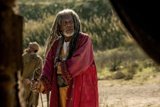 Ben-Hur: Morgan Freeman in una scena del film