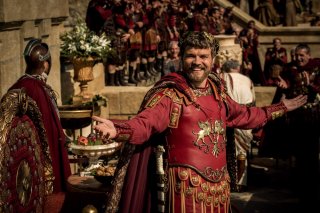 Ben-Hur: Pilou Asbaek in una scena del film